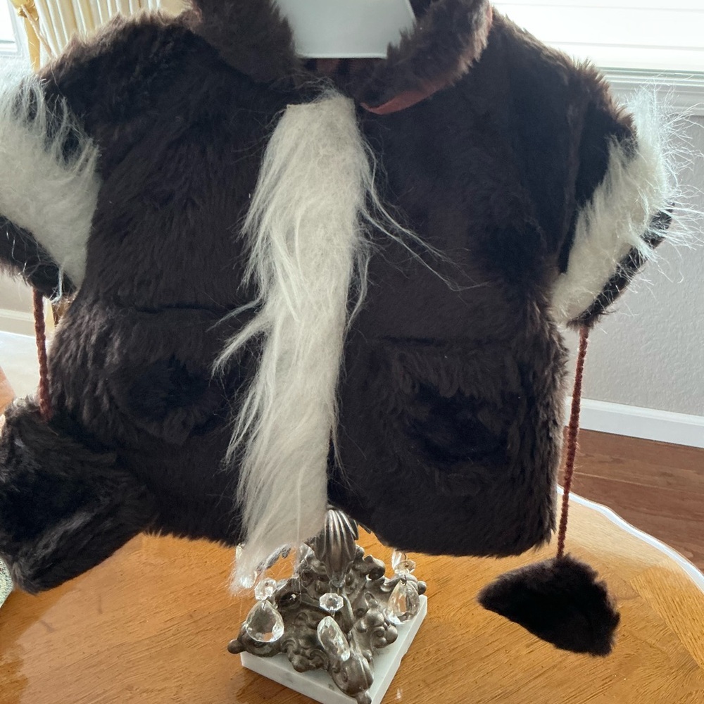 Faux Fur  Doll or bear coat